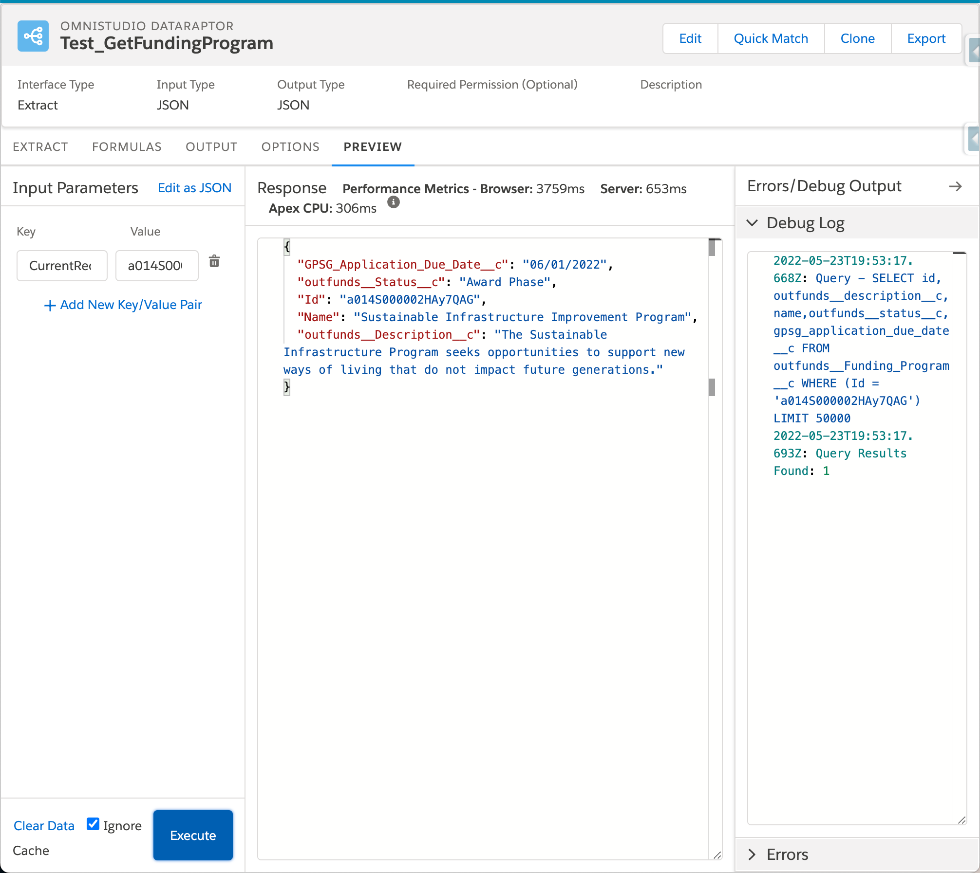 Data Raptor Input Parameters DataRaptor: Extract a Single Record – This Old Cloud